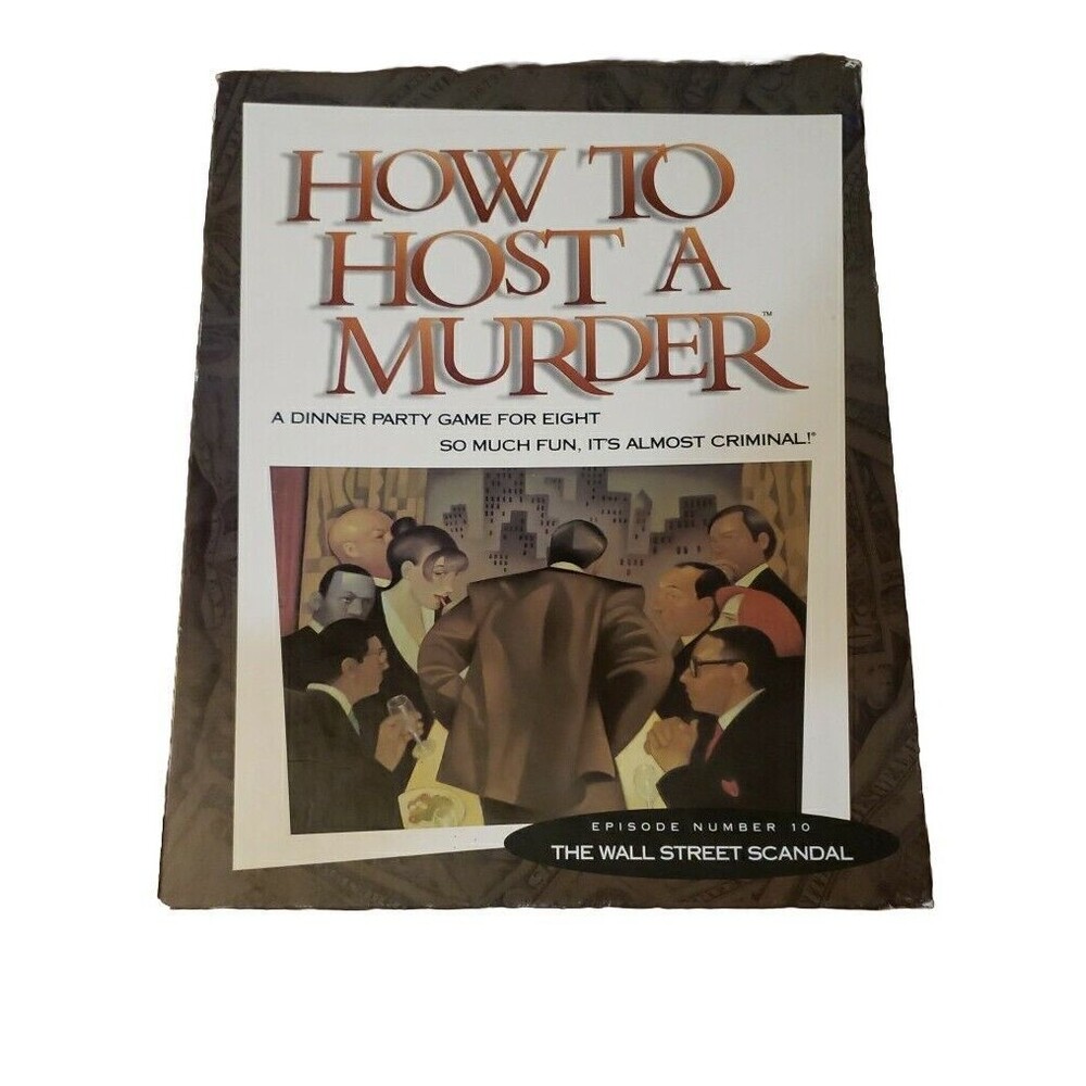HOW TO HOST A MURDER EPISODE 10 THE WALL STREET SCANDAL Dinner Party Game
